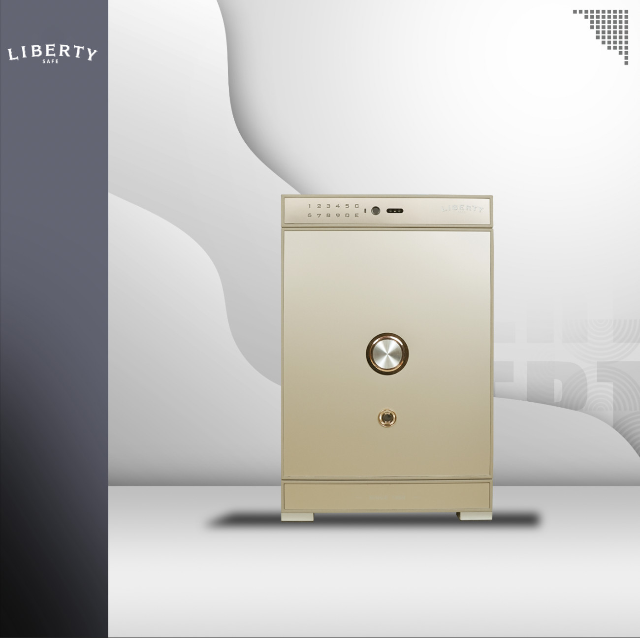 Két sắt Liberty LB58S Vantis Max Gold face id