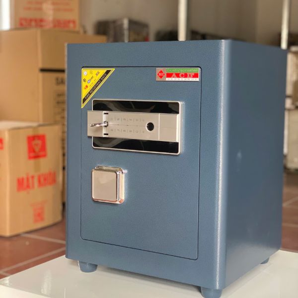 Két sắt Ngân Hàng ACB51 màu xanh