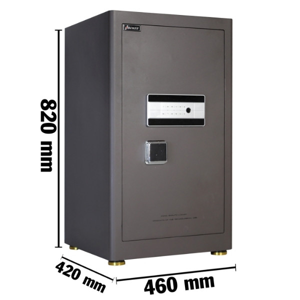 Két sắt Bokee BK80A1 nâu cafe