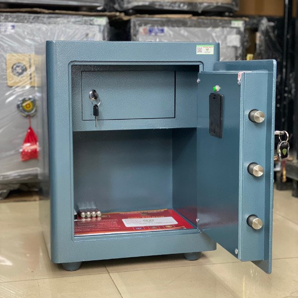 Két sắt việt tiệp BO50FE Luxury màu xanh