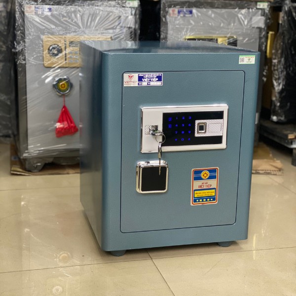 Két sắt việt tiệp BO50FE Luxury màu xanh