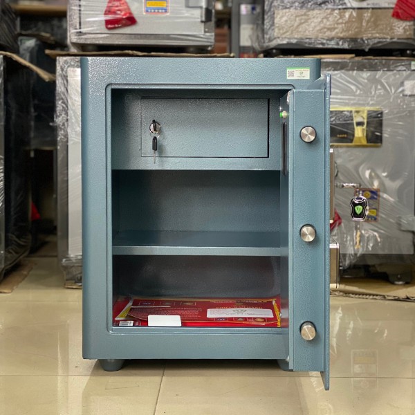 Két sắt việt tiệp BO56FE Luxury màu xanh