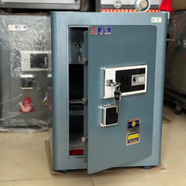 Két sắt việt tiệp BO63FE Luxury màu xanh