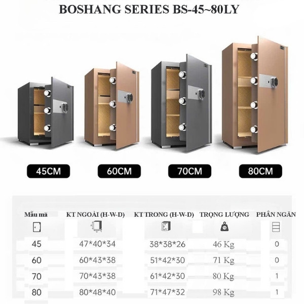 Két sắt Bofa model BS-45LY-X