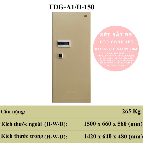 Két sắt Bofa model FDG-A1D-150