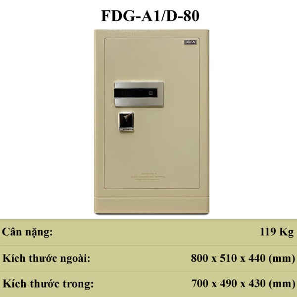 Két sắt Bofa model FDG-A1D-80