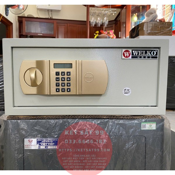 Két sắt khách sạn welko HS42DT màu trắng 