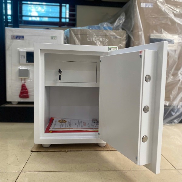 Két sắt việt tiệp K54E màu trắng khóa điện tử