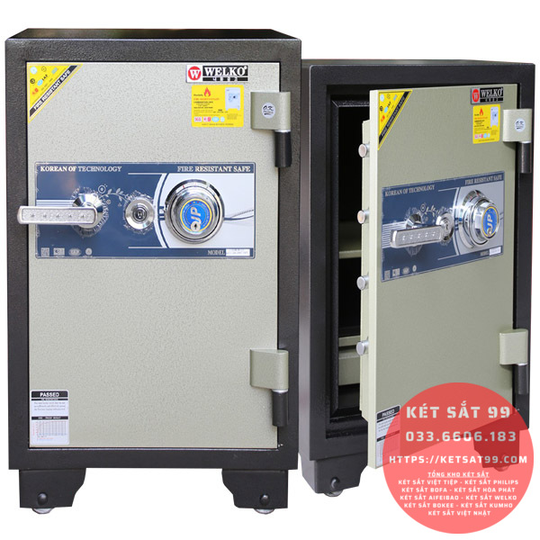 Két sắt Welko KCC150 khóa cơ đổi mã
