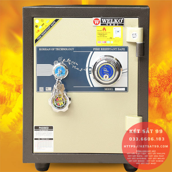 Két sắt Việt Tiệp K54VT vân tay