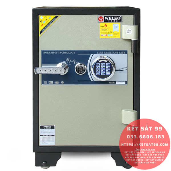 Két sắt welko KCC100 khóa vân tay