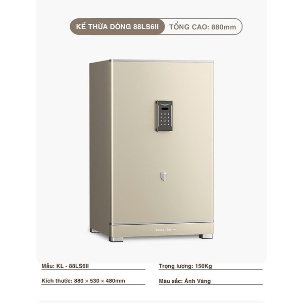 Két sắt Kassler KL-88LS6II VIP Gold Radiance