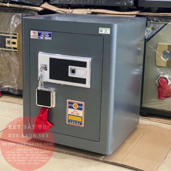 Két sắt Việt Tiệp Luxury KV50 màu xanh