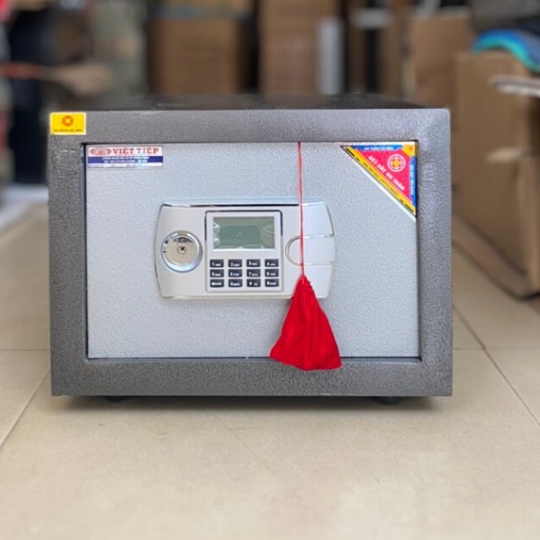 Két sắt việt tiệp KV25 nằm bản lề trong khóa điện tử