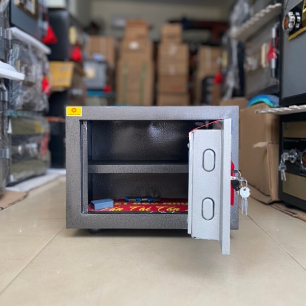 Két sắt việt tiệp KV25 nằm bản lề trong khóa điện tử