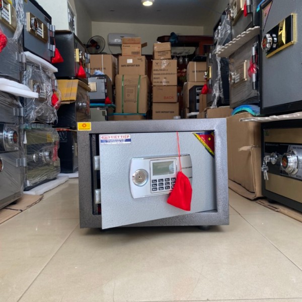 Két sắt việt tiệp KV25 nằm bản lề trong khóa điện tử