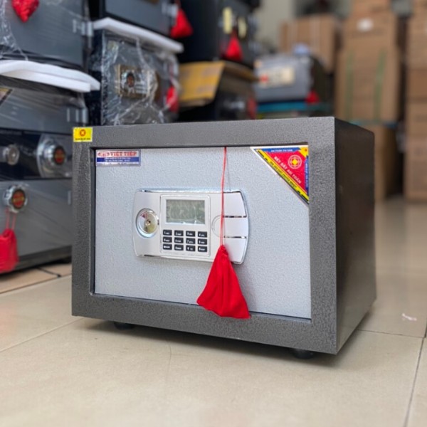 Két sắt việt tiệp KV25 nằm bản lề trong khóa điện tử