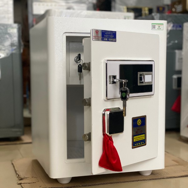 Két sắt việt tiệp KV50 Luxury màu trắng