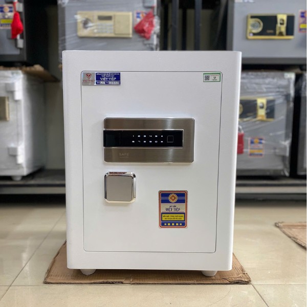Két sắt việt tiệp KV56 Pro màu trắng