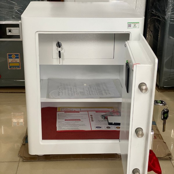 Két sắt việt tiệp KV56 Luxury màu trắng