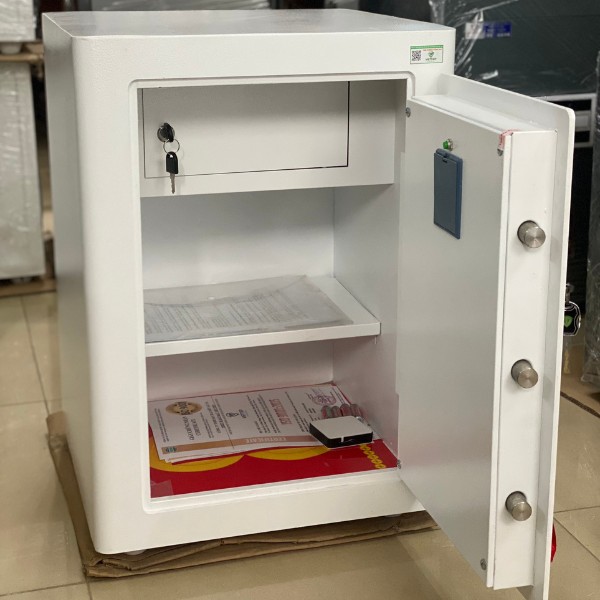 Két sắt việt tiệp KV63 Luxury màu trắng