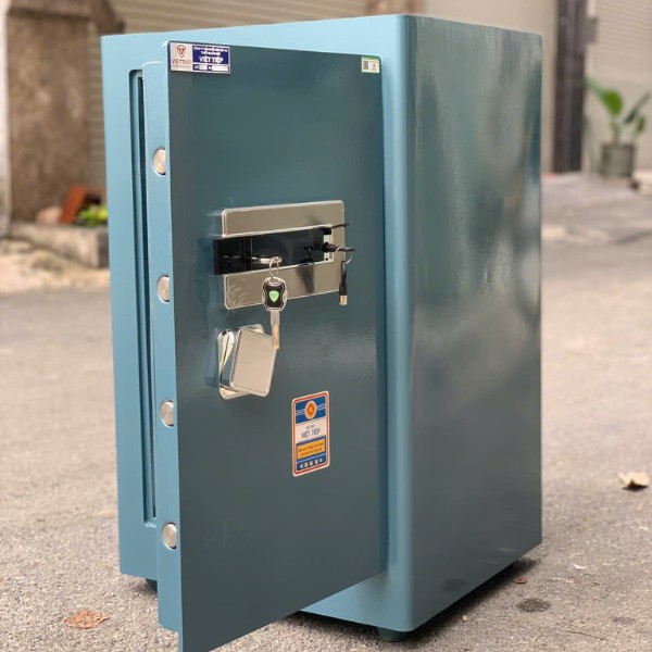 Két sắt việt tiệp KV82 Pro màu xanh ngọc