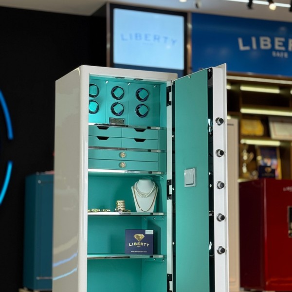 Két sắt đồng hồ Liberty LB1500 Pro 6 Watch Winder Tiffany