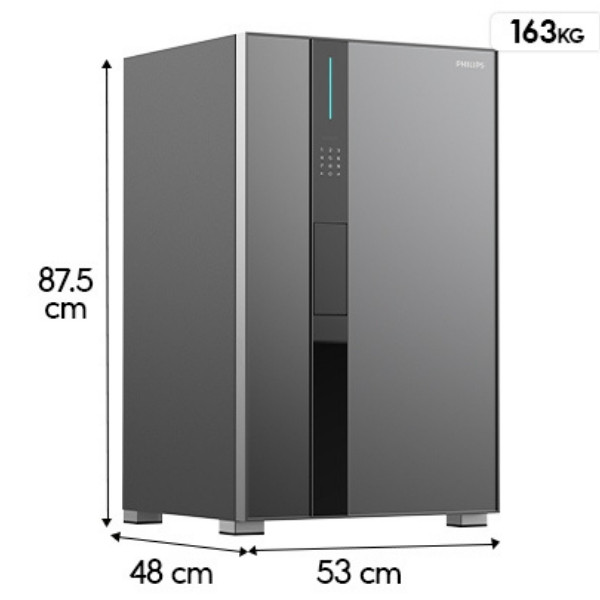 Két sắt Philips Valis 8BU màu xám