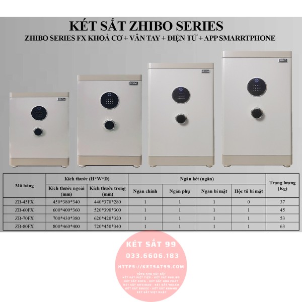 Két sắt Bofa model ZB-45FX