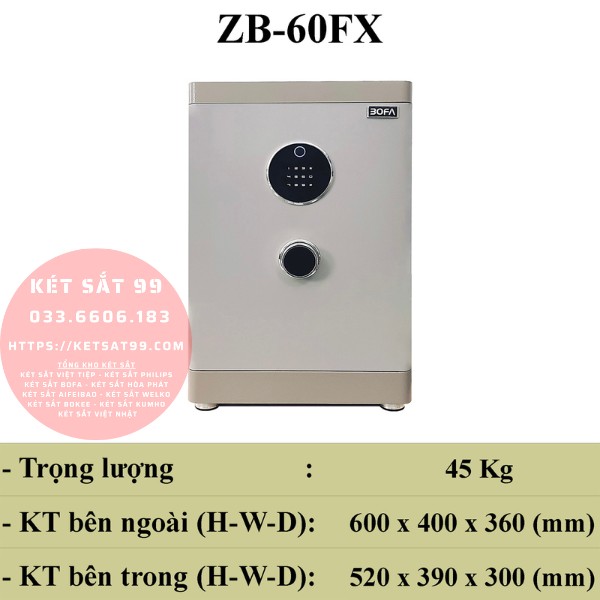 Két sắt Bofa model ZB-60FX